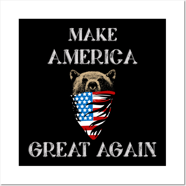 Make america great again Wall Art by kimoufaster